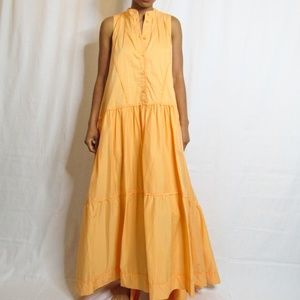 Jonathan SimKhai Ellery Maxi Dress in Melon